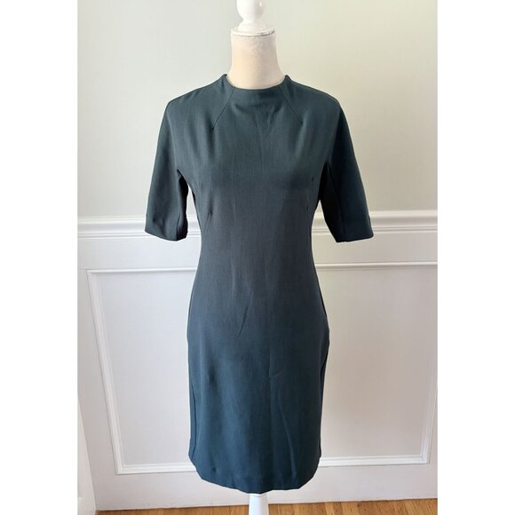 MM Lafleur The Farnoosh Dress Dark Emerald 8 Green - Picture 4 of 9